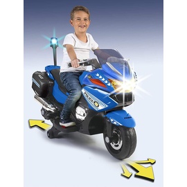Feber Elektro-Motorrad für Kinder My Feber Police 12V, 12V-Batterie., Baugruppenproduktabmessungen: 123 x 60 x 65 cm, Höchstgewicht von 30 kg