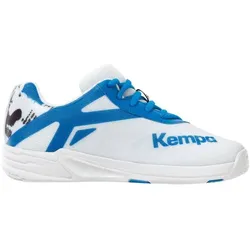 KEMPA Kinder Handballschuh Wing 2.0, weiß/fair blau 06, 30
