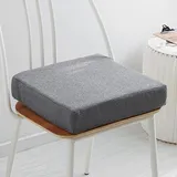 Generisch Sitzkissen für die Sitzerhöhung, Bankauflage Extra Dickes ältere Menschen Bodenkissen waschbarem Bezug Boden für Sessel Auto Büro Stuhlkissen postoperativ Rollstuhl,Dark Gray,60x60x3cm