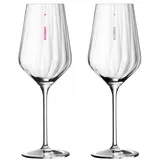 Ritzenhoff & Breker RITZENHOFF Weißweinglas Sternschliff - 1, im 2er Set Inhalt 380 ml