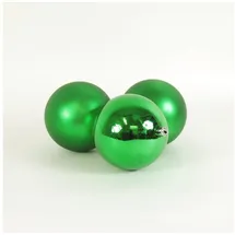 Lucht Weihnachtsbaumkugel Weihnachtskugeln 10 cm 8 Stück in der Box grün