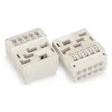 WAGO Verbindungsklemme starr: 1.5-2.5mm2 Polzahl: 4 50 St. Weiß