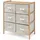 [en.casa] Kommode Maldon 79 x 66 x 35 cm 6-tlg. Natur/Beige