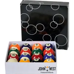 John West Pool Billardkugeln 57 mm bunt 57 MM