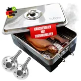 Tischräucherofen Set mit Zubehör PARENT (1. Smoker mit Thermometer)