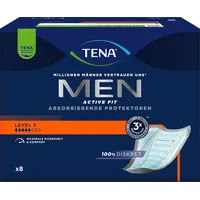TENA MEN Active Fit Level 3, Absorbierende Inkontinenzeinlage, 1x8 St., neu&ovp