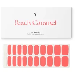 VENICEBEAUTY UV Gel Nagelstreifen Peach Caramel Coral 