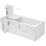 HAK Badewanne mit Tür/Seniorenbadewanne 169,5x70cm Ausführung Rechts