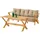 JV Möbel Gartenmöbel Set Loungeset beige