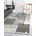 grau B 80cm H 11mm L 140cm Polypropylen Teppiche Teppich moderner Teppich