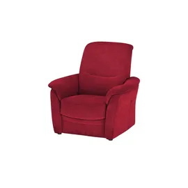 Polstermöbel Oelsa Sessel Sarah Flachgewebe 93 x 98 x 92 cm Rot