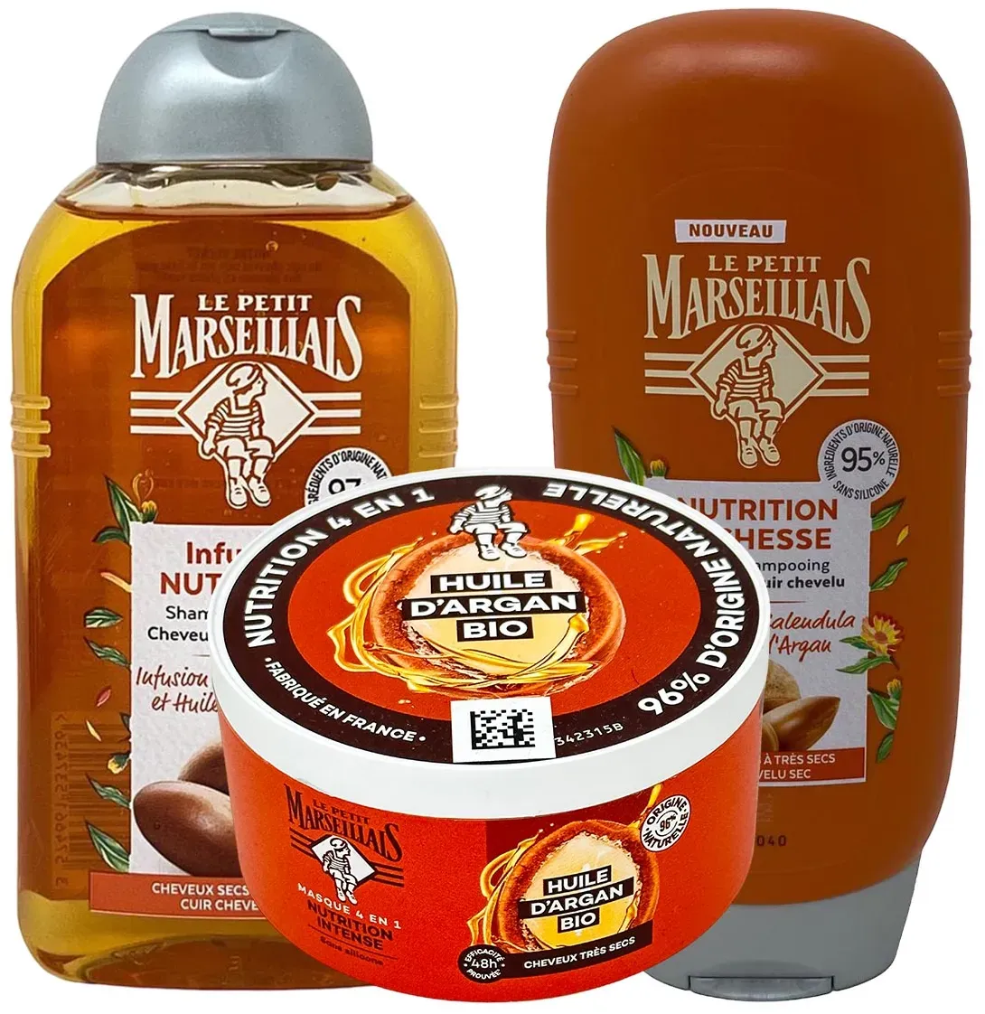 Le Petit Marseillais Haarpflege-Set: Calendula für sehr trockenes Haar 2x250ml