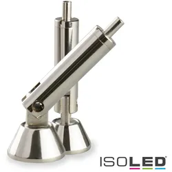 ISOLED Gripperset / Deckenverschraubung (2 Stk.) mit integrierter Rutschklemme und 90°-Gelenk für Stahlseile ISO-112540