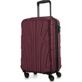 suitline 4-Rollen Cabin 55 cm / 40 l rot/weiß