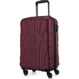 suitline 4-Rollen Cabin 55 cm / 40 l rot/weiß