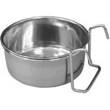 Nobby Edelstahl-Napf mit Halter 13 cm