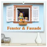 Calvendo Fenster & Fassade (hochwertiger Premium Wandkalender 2026 DIN A2 quer), Kunstdruck in Hochglanz: