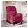 vidaXL Relaxsessel Elektrisch Samt 55,3 x 82 x 73,8 cm Weinrot