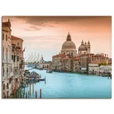 ARTland Venedig Canal Grande I«, Italien, (1 St.), als Alubild, Outdoorbild, Leinwandbild, Poster, Wandaufkleber, braun