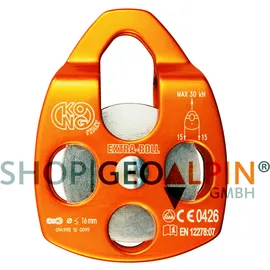 Kong Umlenkrolle Orange