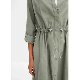 bonprix Midikleid A-Linie Grün 38