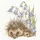 Bothy Threads The Home Of Happy Stitching Kreuzstich Stickpackung, Liebe und Igel
