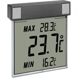 TFA Digitales Fenster Thermometer Anthrazit 30.1025.10
