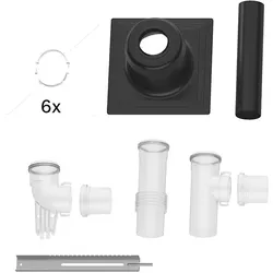 BOSCH Abgaszubehör FC-Set80-C(14)3x Grundbausatz C(14)3x, starr, d:80mm 7738113337
