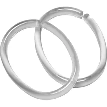 Sealskin Duschvorhangringe 12 Stück, Glasklar