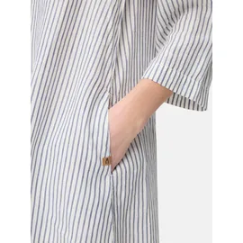 CAMEL ACTIVE Gestreiftes Kleid Sommerkleid Blau/Weiß XL