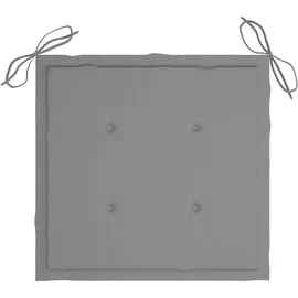 vidaXL Klappbare Gartenstühle mit Kissen 41 x 41 x 88 cm braun 4 St.