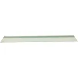 Regale4You Glasregal 110x15 cm /8 mm satiniertes Glas Wandprofil LINO8 Alu Silber / 1 Glasablage