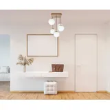OTTO home Nellin 5 E14 quadratisch beige matt/opal weiß