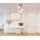 OTTO home Nellin 5 E14 quadratisch beige matt/opal weiß