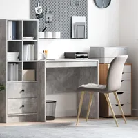 VidaXL Schreibtisch Beton Grau 80x50x76 cm Spanplatte
