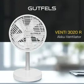Gutfels VENTI 3020 R 20 cm Tischventilator Weiß