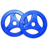 Tunturi Aerobic Hantelscheiben 0,5 bis 10 kg, 2,5 kg