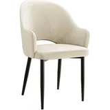 Mirjan24 Polsterstuhl, Natur, 1-Sitzer, 56x87x60 cm, Esszimmer, Stühle, Esszimmerstühle, Vierfußstühle