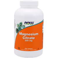 NOW Foods Magnesium Citrate 200 mg Tabletten 250 St.