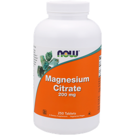 NOW Foods Magnesium Citrate 200 mg Tabletten 250 St.