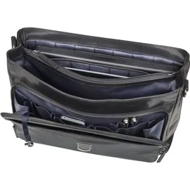 LEONHARD HEYDEN Roma Aktentasche Leder 40 cm Laptopfach schwarz