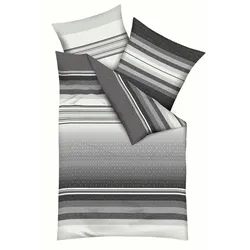 kaeppel Bettwäsche Faible 135 x 200 cm Jersey Grau