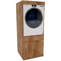craftpak Waschmaschinenschrank 63 x 162 x 67 cm Braun