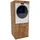 craftpak Waschmaschinenschrank 63 x 162 x 67 cm Braun