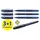 Schneider Tintenroller Basic Blau/Schwarz 0,6 mm 4 St.