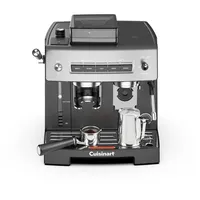 Cuisinart Espresso-Maschine mit Mahl-, Tamp- und Brühfunktion silber