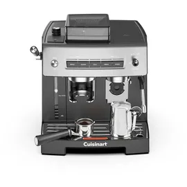 Cuisinart Espresso-Maschine mit Mahl-, Tamp- und Brühfunktion silber