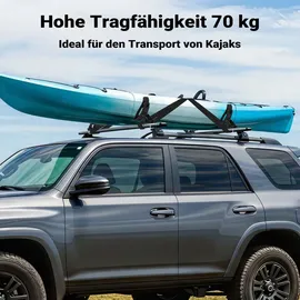 Wiltec Dachträger Set für Kajaks & SUP-Boards
