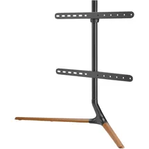 pro.tec Ystad TV-Standfuß 97x76,5x35cm Schwarz/Braun Aluminium/Holz/Kunststoff/Metall
