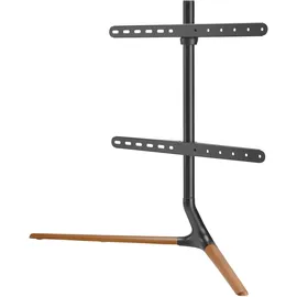 pro.tec Ystad TV-Standfuß 97x76,5x35cm Schwarz/Braun Aluminium/Holz/Kunststoff/Metall